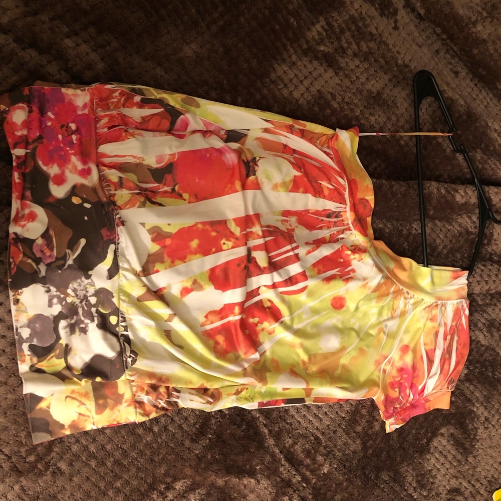 Colorful 1 sleeve top